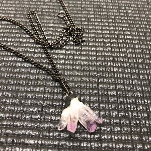 Vera Cruz Amethyst Crystal Necklace